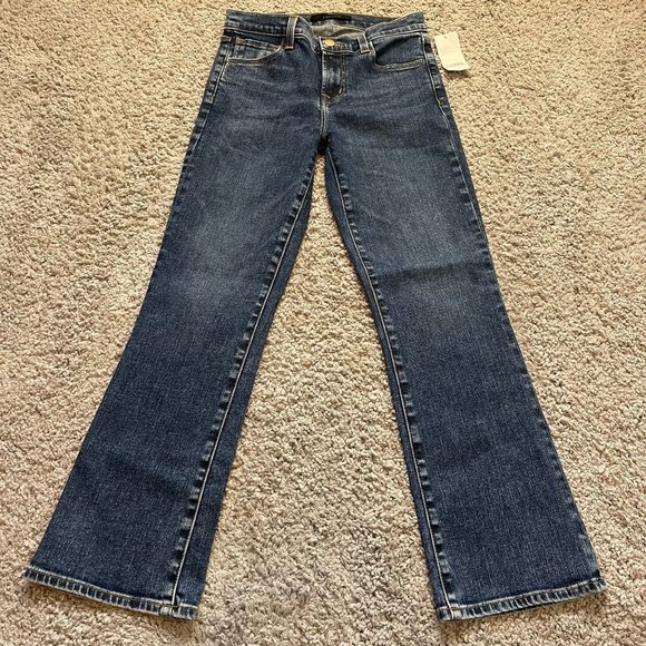 J Brand Selena Mid Rise Crop Boot Jeans Eco Wash Size 26 NWT - Picture 4 of 8